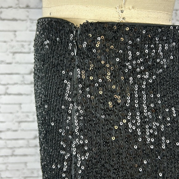 Wayf | black sequin pencil skirt for special occasion size S - Picture 7 of 9